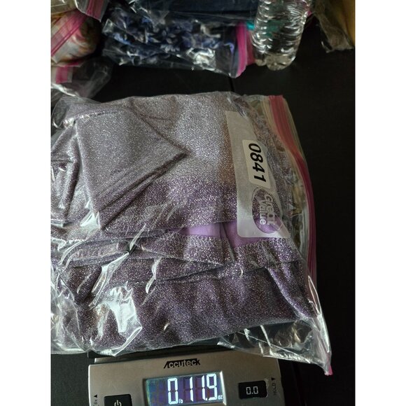 Ever Pretty Lavender Sleeveless Mini Dress Size Large Sparkle Glitter Vneck Hoco - Picture 13 of 13